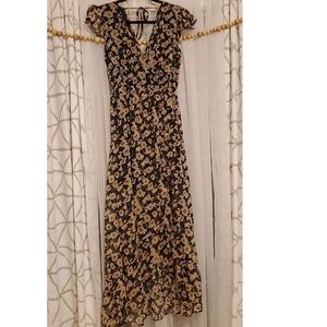 Band of Gypsies Maxi Short Sleeve Dress
